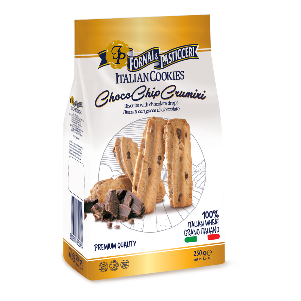 Fornal &amp; Pasticceri Italian Cookies Choco Chip Cacao Premium Quality 250g
