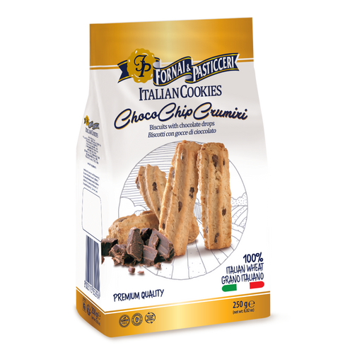 Fornal & Pasticceri Italian Cookies Choco Chip Cacao Premium Quality 250g