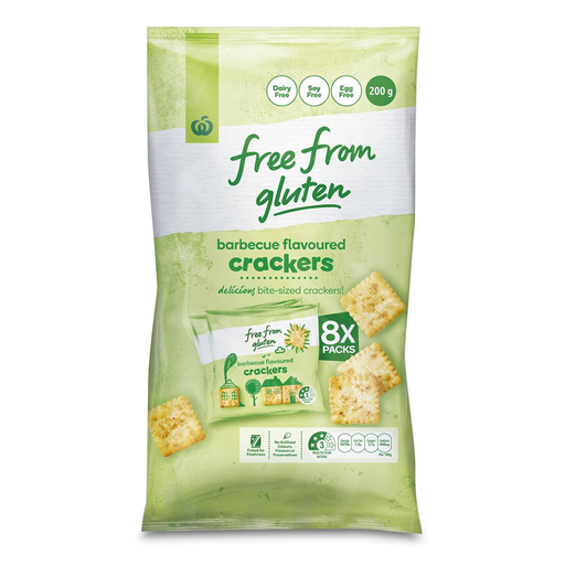 Free From Gluten Barbecue Flavoured Crackers 8 Pack