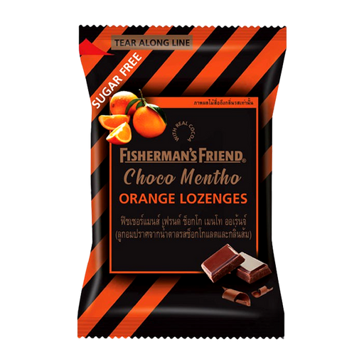 Fisherman’s Friend Choco Mentho Orange Lozenges 25g pack of 24 pieces