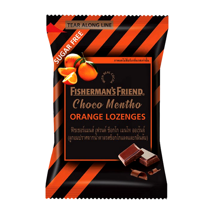 Fisherman’s Friend Choco Mentho Orange Lozenges 25g pack of 24 pieces