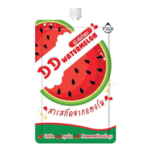 Fuji DD Watermelon Collagen Cream Sunscreen Moisturizer Face Skin Smooth 10g