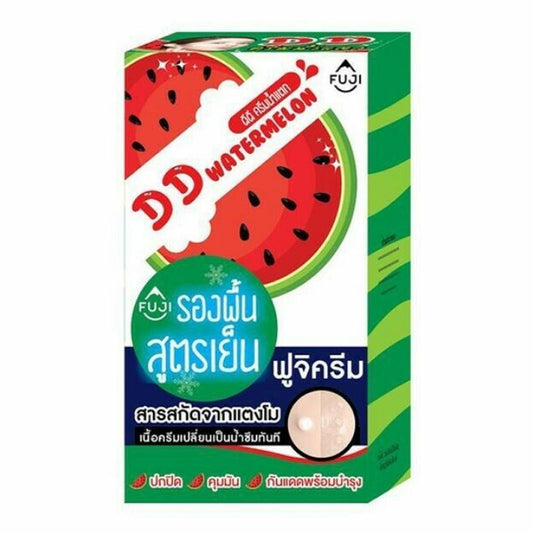 Fuji DD Watermelon Collagen Cream Sunscreen Moisturizer Face Skin Smooth 10g pack 6 pcs