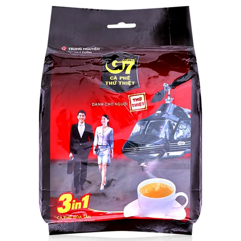Trung Nguyen G7 Instant Coffee Coffee Mix 3in1 Size 16g Pack of 20Sticks