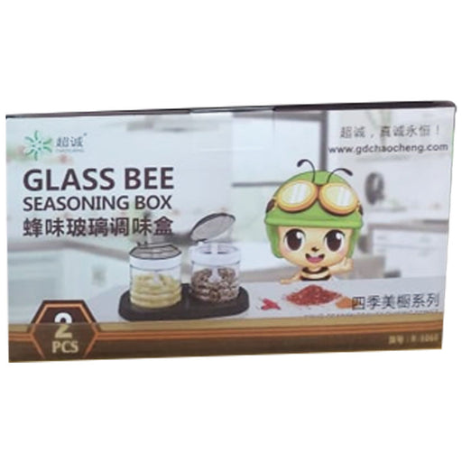 GLASS BEE Seasoning Box