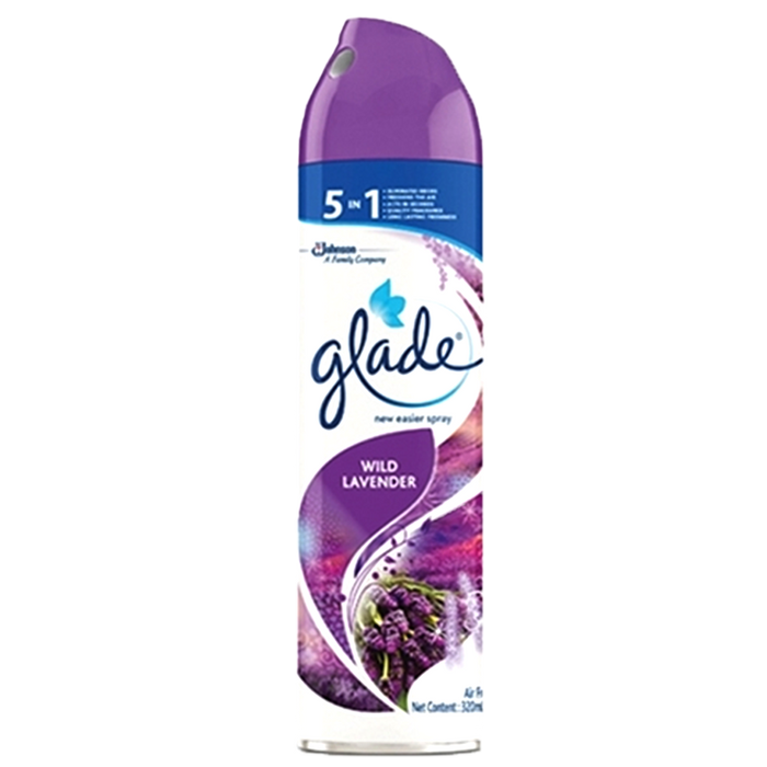Glade Spray Air Fresheners Wild Lavender ຂະໜາດ 320ml