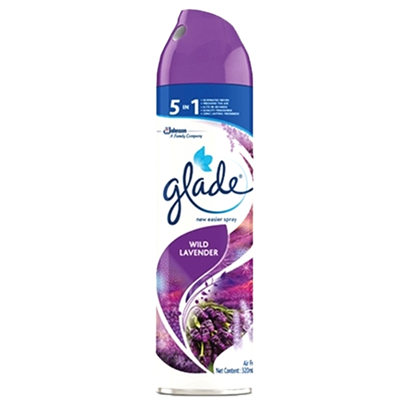 Glade Spray Air Fresheners Wild Lavender ຂະໜາດ 320ml