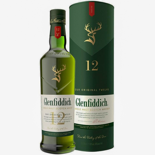 Glenfiddich 12 Year Single Malt Scotch Whisky 700 ML