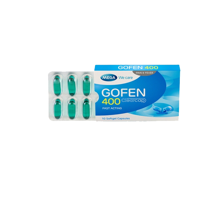Gofen 400 (10 ແຄບຊູນ softgel)