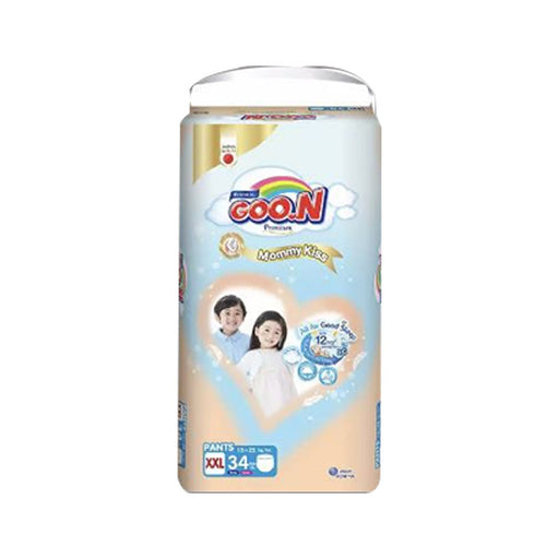 Goo.N Premium Pants Size XXL 15-25kg Boys & Girls Baby Disposable Diaper Pack of 34pcs