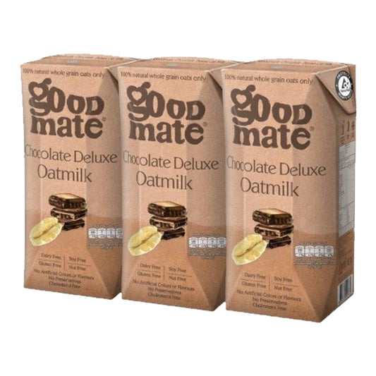 Good Mate Chocolate Deluxe Oatmilk 180 ml Pack 3pcs