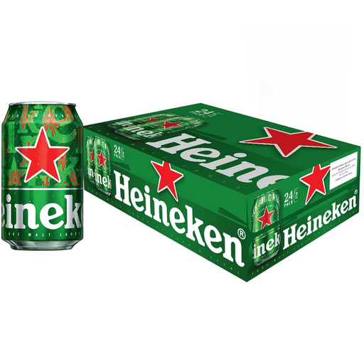 Heineken Beer 330ml Boxes of 24 cans