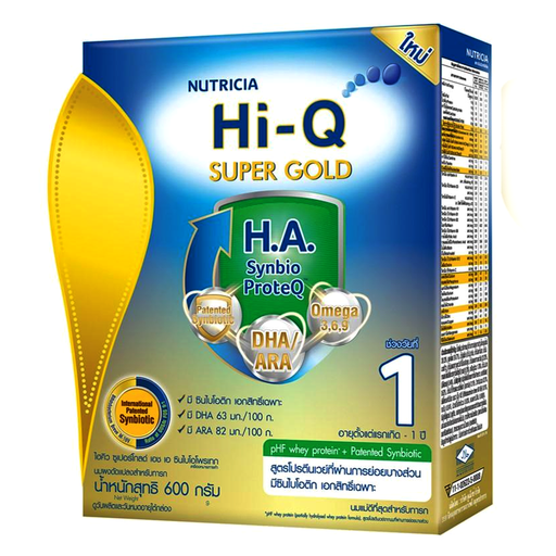 Hi-Q Super Gold H.A. Synbio ProteQ Infant Formula Milk Powder For newborn -1 year Size 600g
