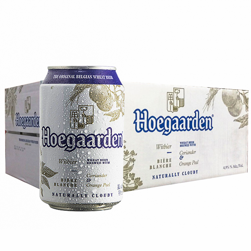 Hoegaarden Wheat Beer Brewed with Coriander Orange Peel 330ML Boxe of
