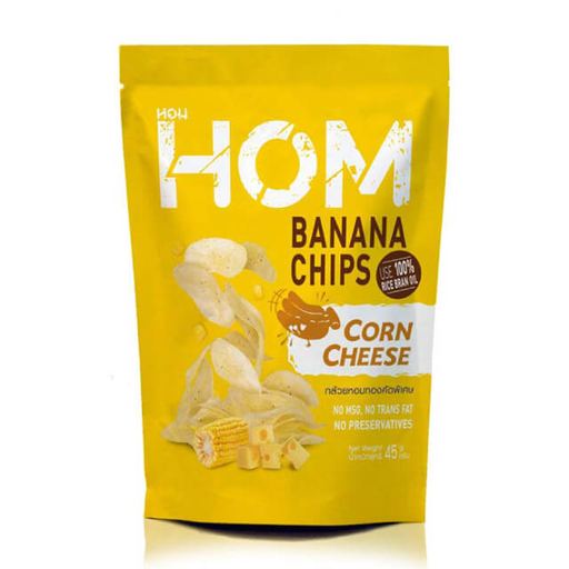 Hom Banana Chips Corn Cheese 40g