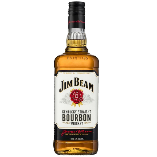 JIM BEAM Kentucky Straight Bourbon Whisky 1L