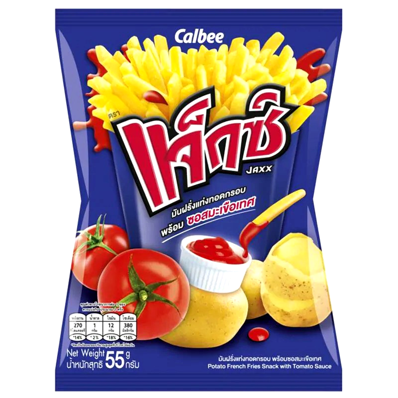 Jaxx Potato Chips With Tomato Sauce Original Flavour 55g