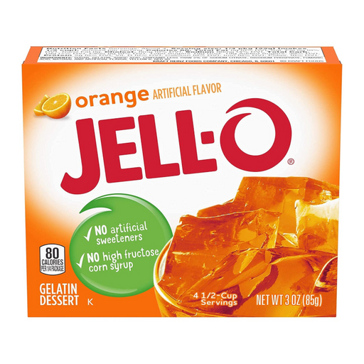 Jell-O LiOrange Artificial Flavor 85g