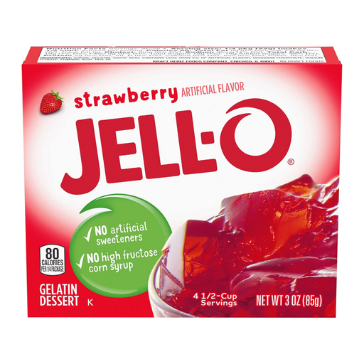 Jell-O Strawerry Artificial Flavor 85g