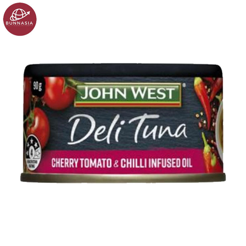 John West Deli Tuna Cherry Tomato & Chilli Infused Oil 90g — ShoppingD