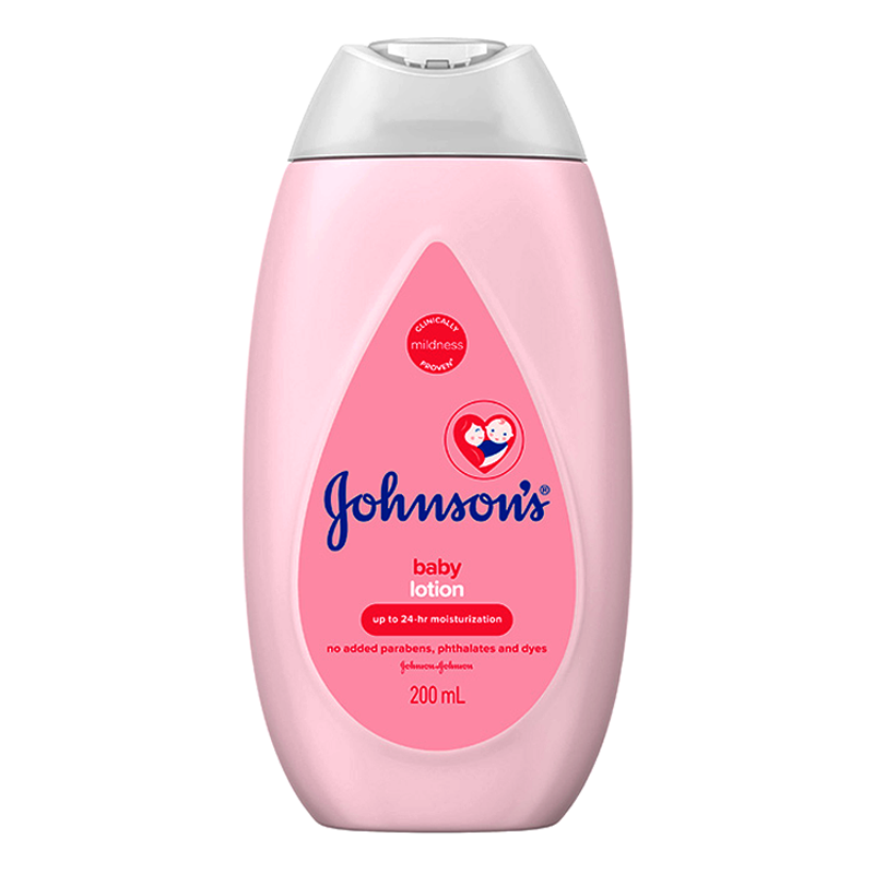 Johnson’s Baby Lotion Up to 24 hr moisturization No added Parabens, Phthalates and dyes Size 200g