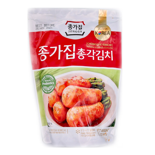 Jongga Chonggak Kimchi Whole Radish Kimchi 500g