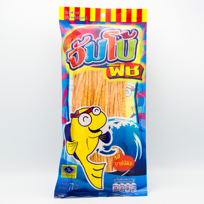 Jumbo fish Brand Fish Snack Barbecue Flavoured Size 80g