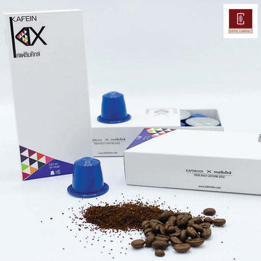 Kafein Kix - Decaf, ແຄບຊູນ Nespresso ເຂົ້າກັນໄດ້ - 10caps