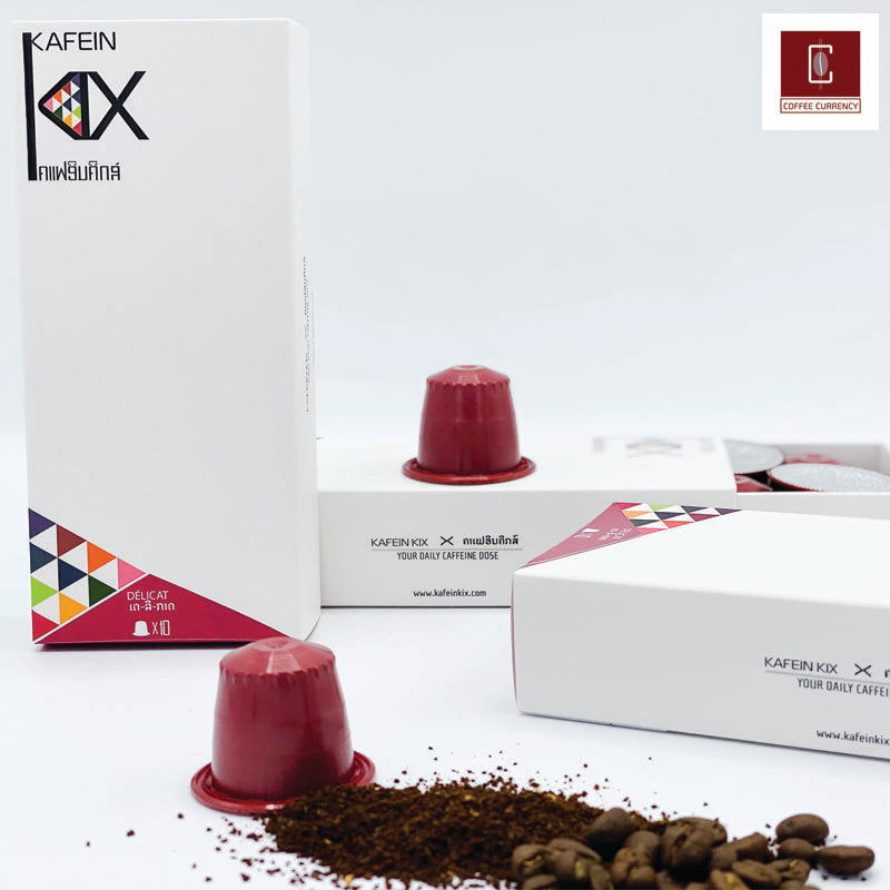 Kafein Kix - Delicat, Nespresso compatible capsules - 10caps