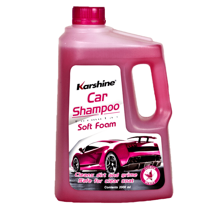 Karshine Car Shampoo Formular Soft Foam Flower Scent Size 2000ml