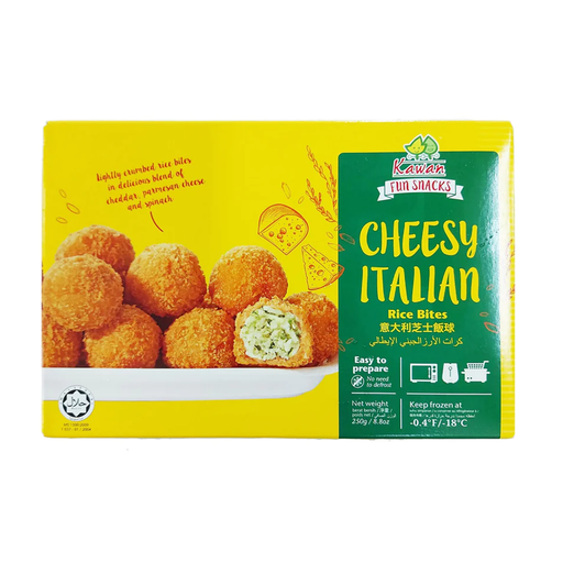 Kcg Corporation  Kawan Fun Snacks Cheesy Italian Rice Bites 250g