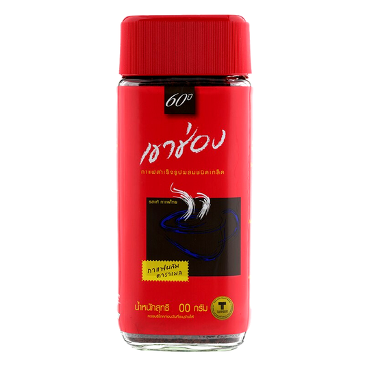 Khao Shong Agglomerated Instant Coffee Mixture with Caramel ຂະໜາດ 100g