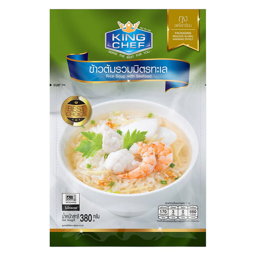 King Chef Rice Soup With Seafood 380g