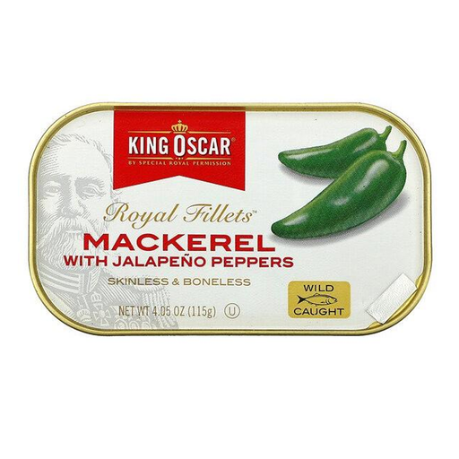 King Oscar Mackerel Whith Jalapeno Peppers 115g