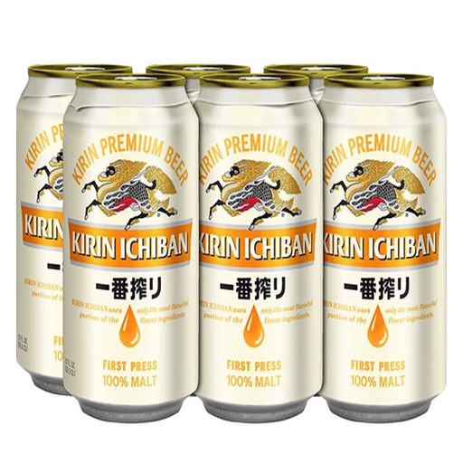 Kirins Prime Brew Lirin Beer Alc 5% 500ml Pack of 6 can