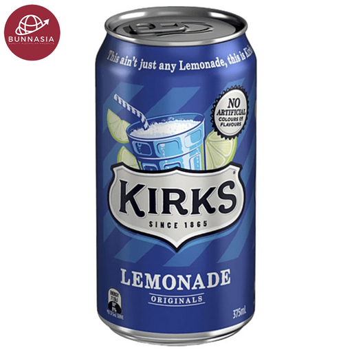 Kirks Lemonade Originals Flavour Cans 375ml