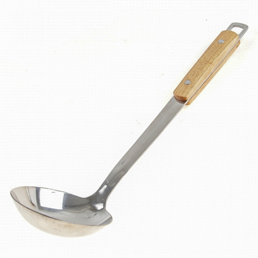Kitchenwave Stainless steel ladle, wooden handle ( No.BC3602 )