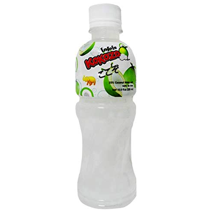 Kokozo Coconut Juice With Nata de Coco Bottle 320ml