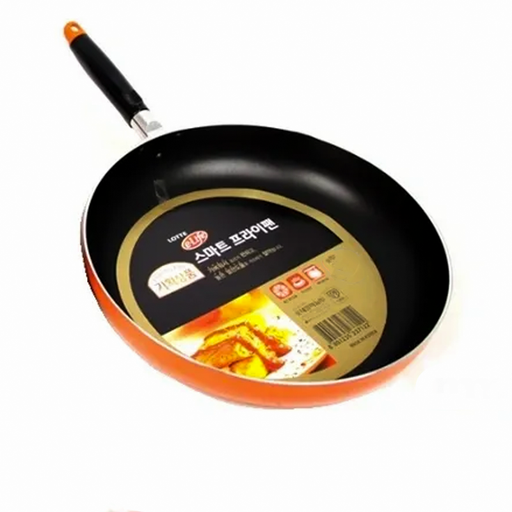 LOTTE e-Life Smart Fry Pan 28cm Orange Made in Korea