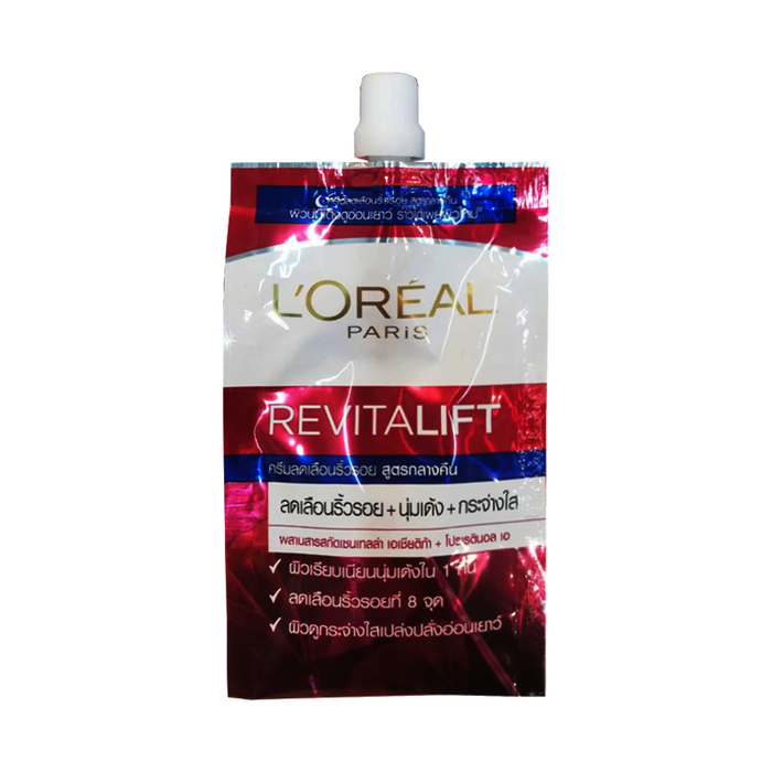 L'oreal Revitalift Anti-wrinkle Firming Night Cream Moisturizer Bright 7ml