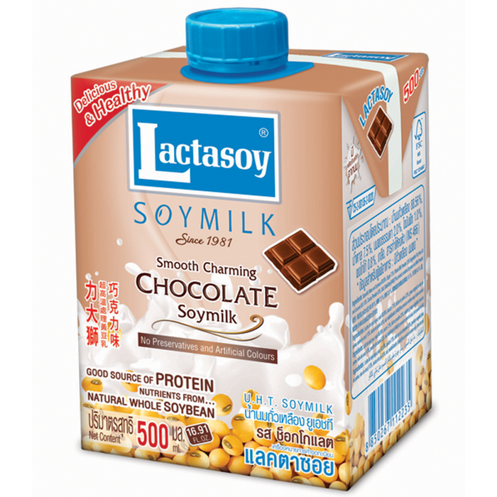 Lactasoy Soy milk Chocolate Flavour Size 500ml — ShoppingD Service