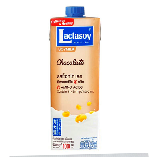Lactasoy Soy milk Chocolate Flavour Size 1L