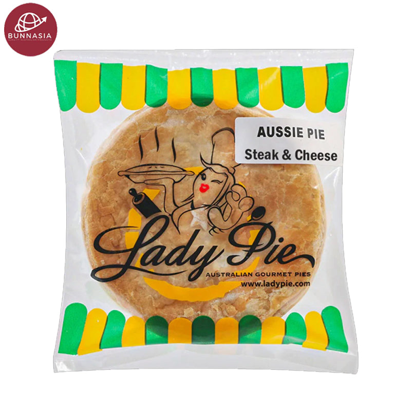 Frozen Lady Pies Aussie Pie Steak & Cheese Size 190g per piece