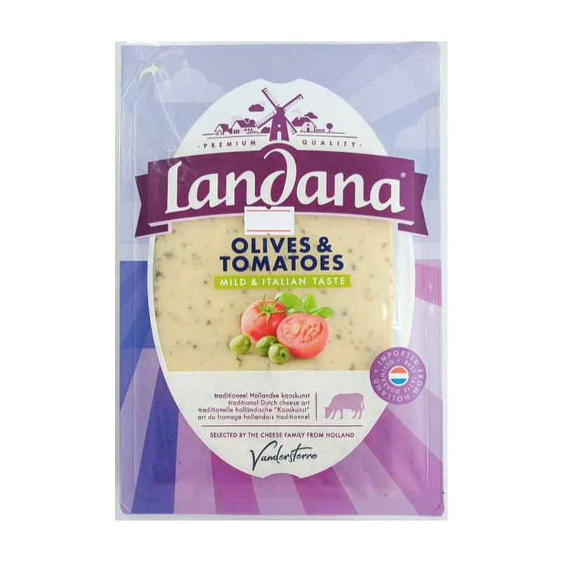Landana olives & Tomatoes Mild and Italian taste 150g