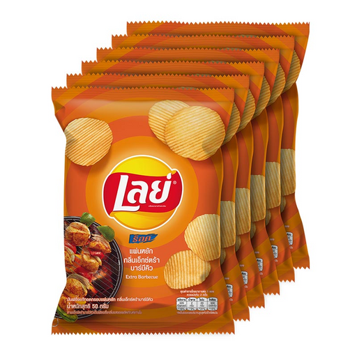 Lay's Extra Barbecue Flavour 48g pack 6pcs