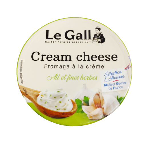 Le Gall Cream Cheese With Garlic & Fine Herbs Fromage a La Creme 150g