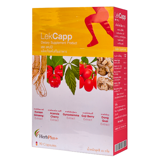 LekCapp Dietary Supplement Product Size 90g boxes of 90 Capsules