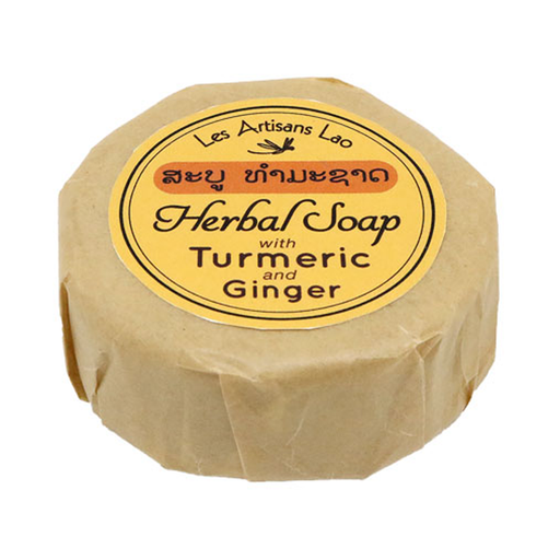 Les Artisans Lao Herbal Soap with Turmeric and Ginger 100g