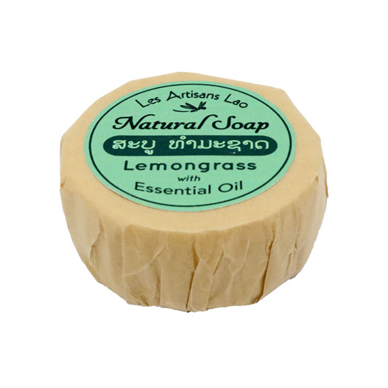 Les Artisans Lao Natural Soap Lemongrass Essential Oil 100g