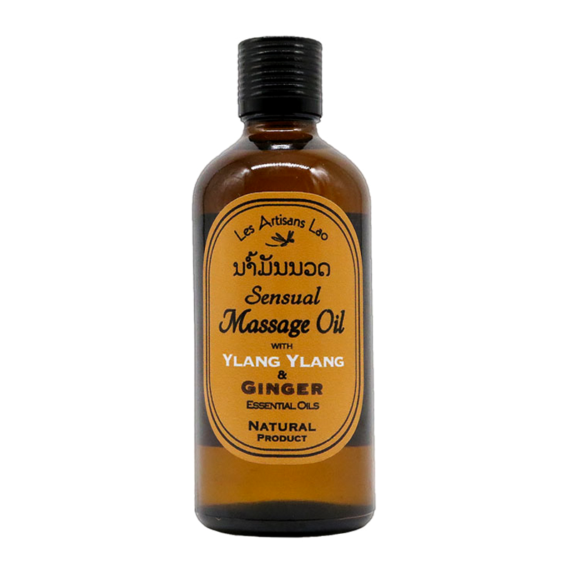 Les Artisans Lao Sensual Massage Oil with Ylang Ylang and Ginger 100ml